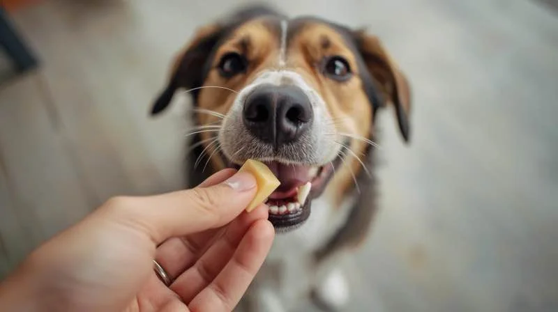 Honden beloning kaas