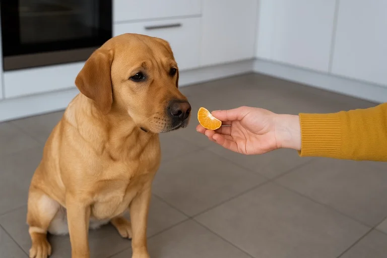 Mogen honden mandarijn eten
