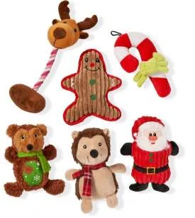 Pakket kerstspeelgoed hond